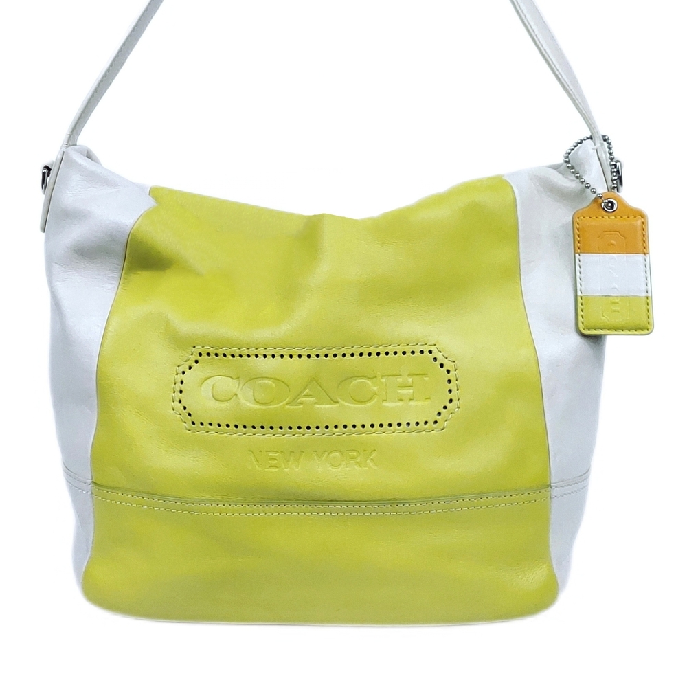 HTF/COACH SPORTY COLORBLOCK HOBO